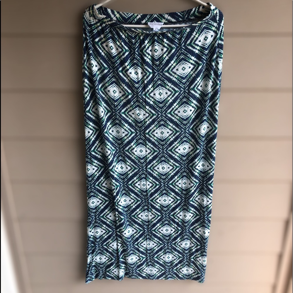 Patterned Maxi Skirt